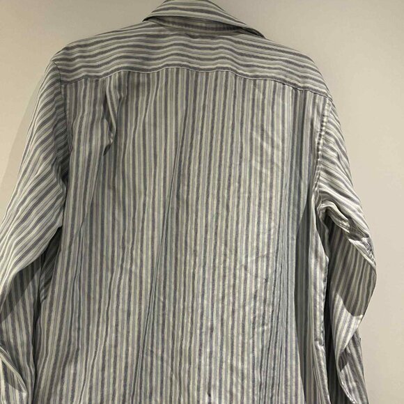 Lacoste - Stripe collared shirt - Size 42 - Picture 5 of 6